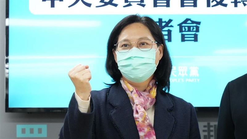 賴香伶獲民眾黨提名參選桃園市長。(圖/民眾黨提供)