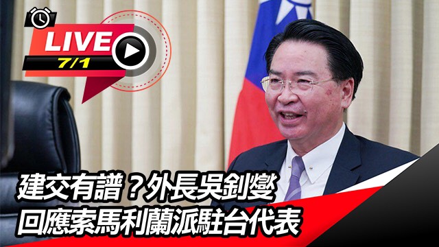 建交有譜？吳釗燮回應索馬利蘭派駐台代表