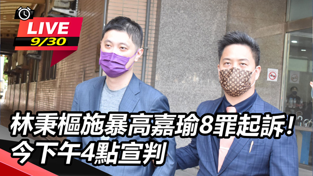林秉樞施暴高嘉瑜8罪起訴!今下午4點宣判