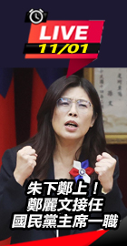 朱下鄭上鄭麗文接任國民黨主席