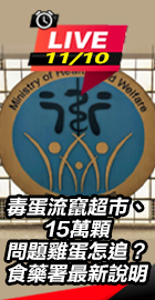 毒蛋流竄超市 食藥署最新說明