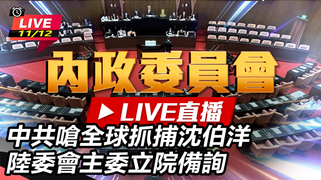 中共嗆全球抓捕沈伯洋 陸委會主委立院備詢