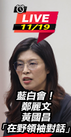 鄭麗文、黃國昌在野領袖對話