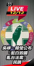 「藍白毀國亂台法案」民調