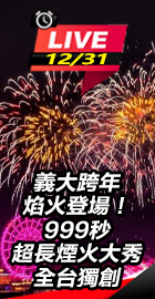 義大跨年焰火登場！