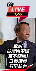 日參議員石平訪台