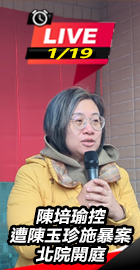 陳培瑜控遭陳玉珍施暴案開庭