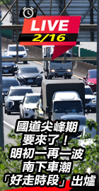 國道尖峰期「好走時段」出爐