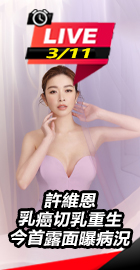 許維恩乳癌切乳重生　