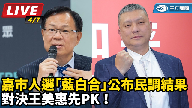 嘉市人選「藍白合」公布民調結果