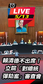 立院「對總統彈劾案」審查會