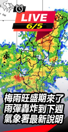 梅雨旺盛期來了氣象署最新說明