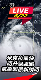 米克拉升強颱氣象署最新說明