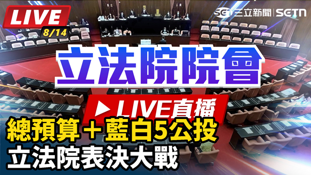 總預算＋藍白5公投 立法院表決大戰