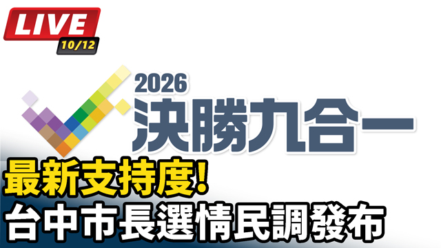 最新支持度!台中市長選情民調發布
