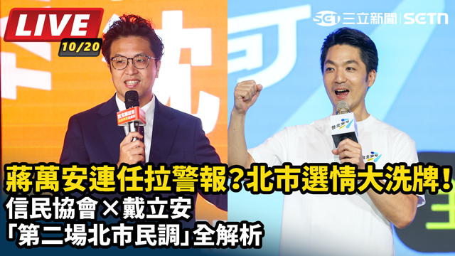 信民協會×戴立安「第二場北市民調」全解析