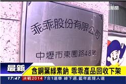 含銅葉綠素鈉 乖乖產品回收下架