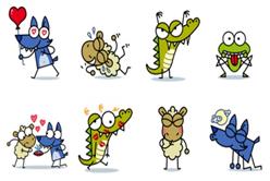 FaceBook 今天推出全新的「Kukuxumusu」可愛動物主題貼圖，依舊是免費供應下載，提供給每位 FB 使用者更多新選擇唷！您知道該怎麼樣下載新的表情符號嗎？快快打包吧.....