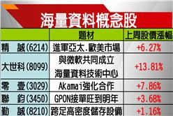 「海量資料」商機夯　概念股逆勢漲