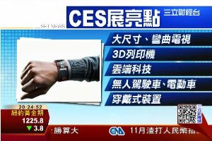 CES電子展開幕　最新科技一網打盡