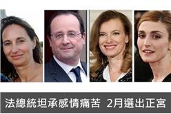 法總統坦承感情痛苦　2月選出正宮