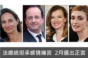 法總統坦承感情痛苦　2月選出正宮