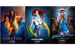 瀏覽器正妹：Firefox,Chrome,IE,Opera,Netscape,Safari（圖／翻攝自DailyLife網站）