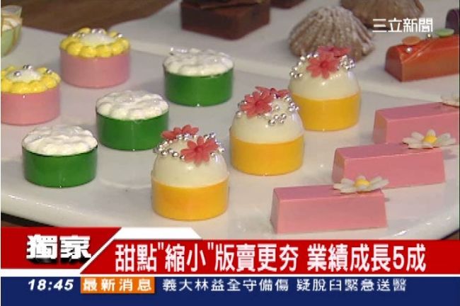 獨／一口經濟！迷你版甜點衝5成業績