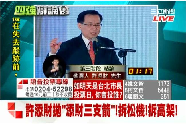 許添財值得信任？公開手機歡迎撥打