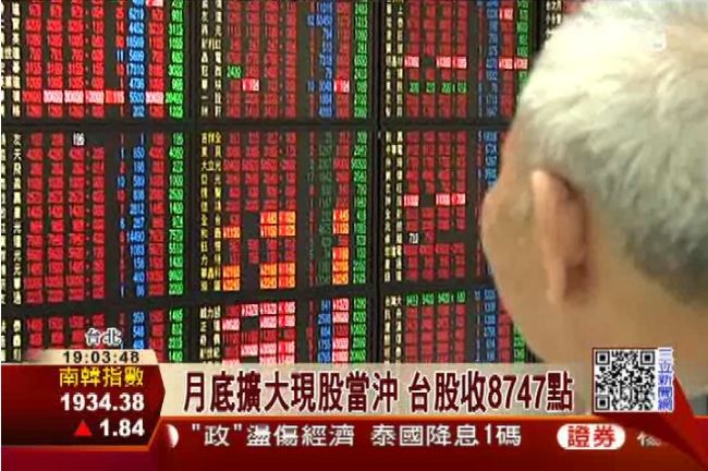 月底擴大現股當沖　台股收8747點