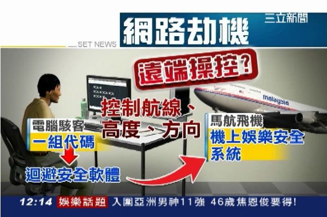 馬航失蹤駭客做的？專家：疑數位劫機