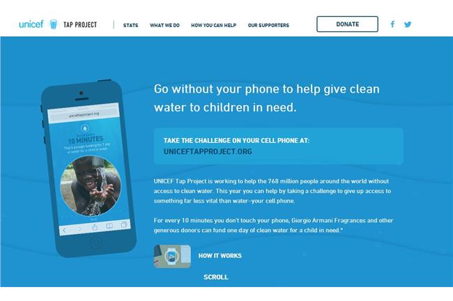 少當低頭族10分鐘！貧窮兒童有水喝