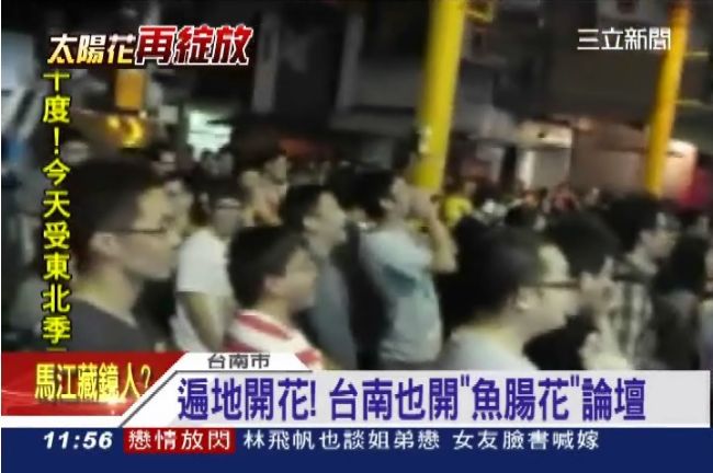 花花世界～北有大腸花　南有魚腸花！