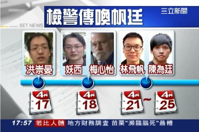 學運秋後算帳？警下周一約談帆、廷