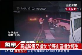 新／殺妻擄人逃新竹　狠男燒炭自殺沒死、幼女命危