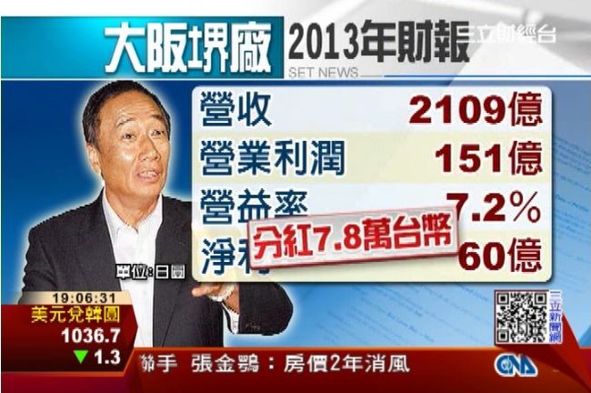 郭董救援成功　日本十代廠大擴產