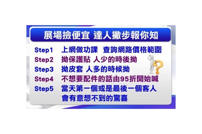 春電展搶好康！達人教戰必勝殺價秘訣