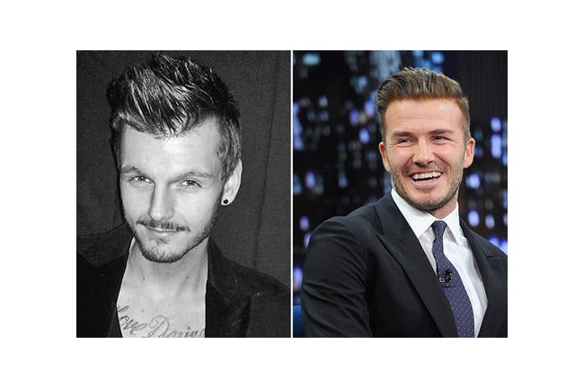 英男甩76公斤  帥到變貝克漢替身