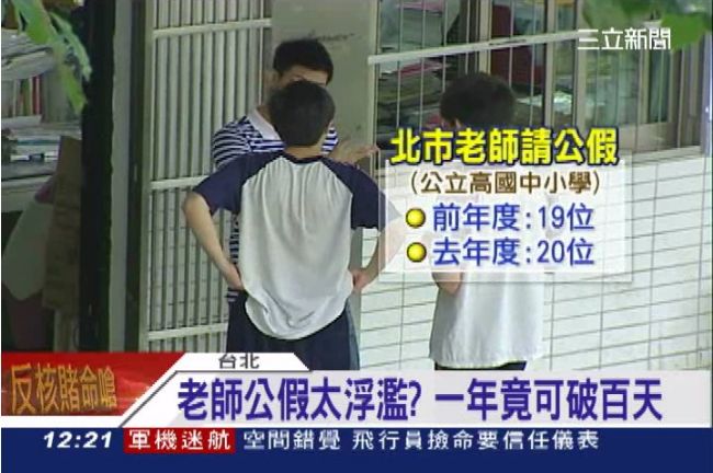 拜拜算公假？北市師一年請破百天