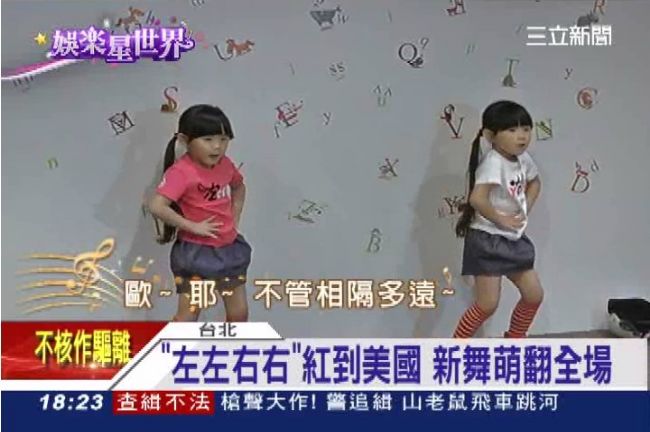 超萌雙胞胎姐妹「左左右右」紅到美國