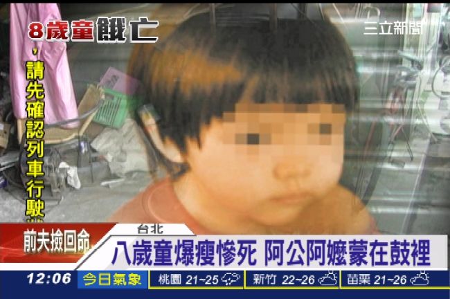 8歲女童餓死　父哀慟、祖父母還不知