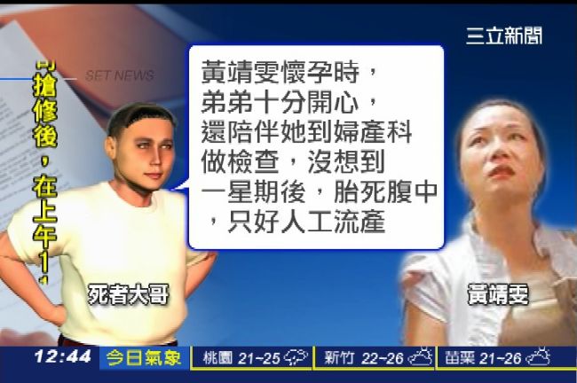 遭逼墮胎才殺人？死者哥：是胎死腹中