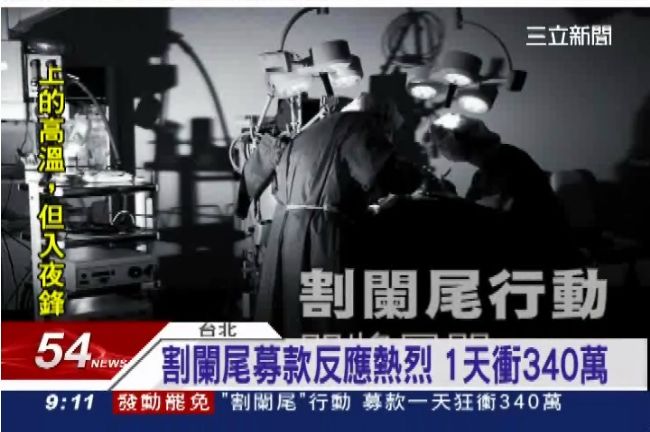 割闌尾募款夯　衛福部：網路募款違法