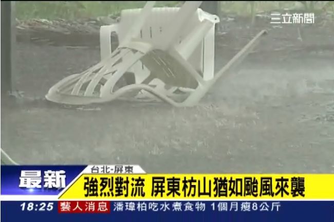 狂風暴雨如強颱！「颮線」襲南台