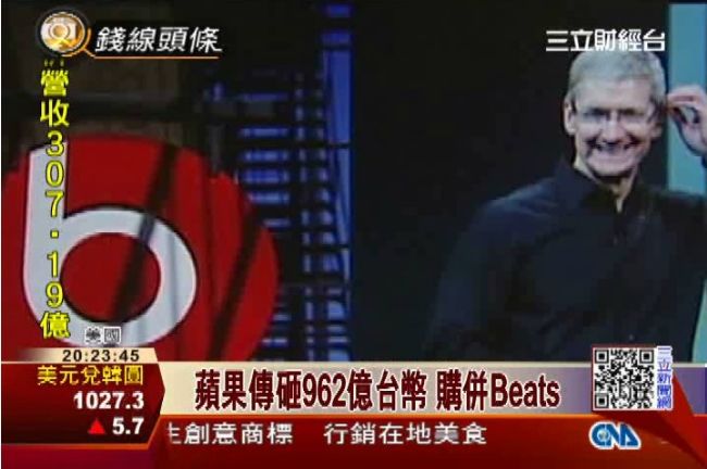 宏達電掰！Beats傳9百億嫁蘋果