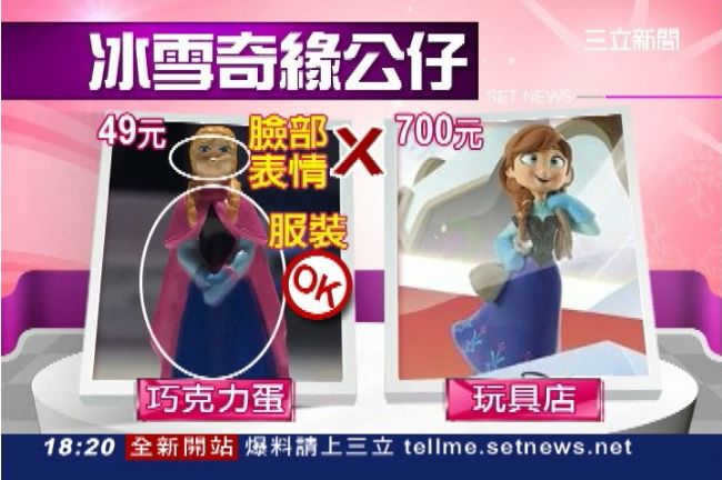 獨／冰雪奇緣公仔走針　公主變老太婆