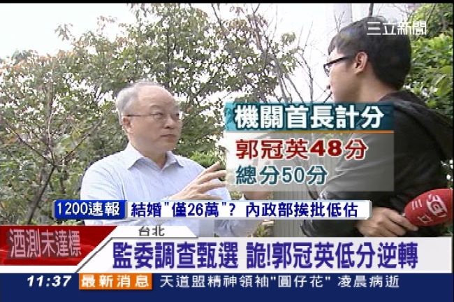 詭！郭冠英低分逆轉　爽接省政府職缺