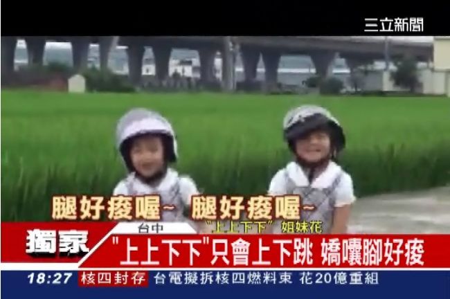 獨／超吸睛！「上上下下」姐妹萌翻天