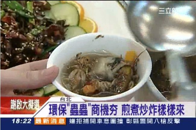 高蛋白兼做環保　蟲蟲美食夜市竄紅