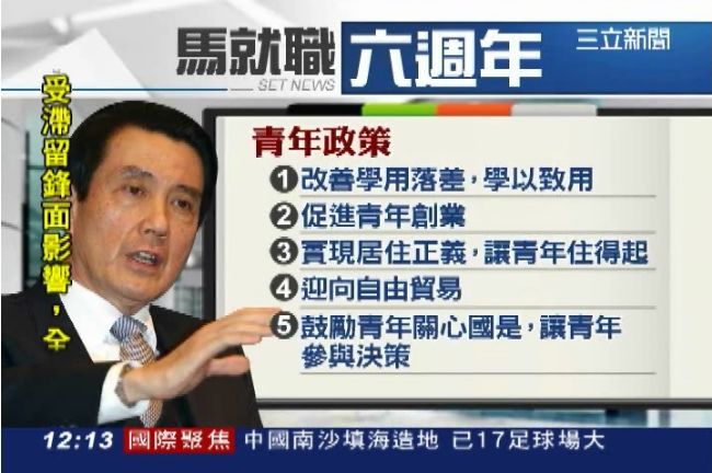 解決青年焦慮　馬總統發表5政策回應
